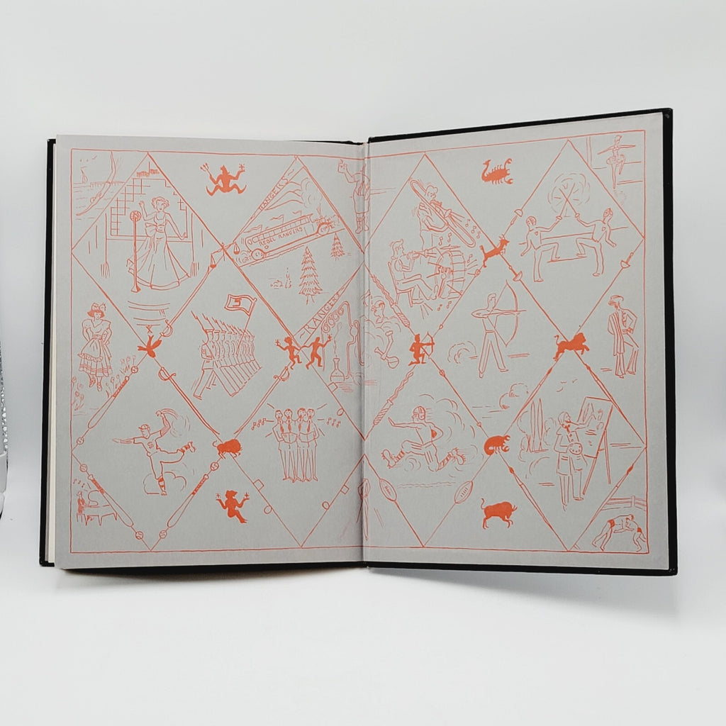 VINTAGE 1937 SOUTH HIGH SCHOOL YEARBOOK SIGNS OF THE ZODIAC