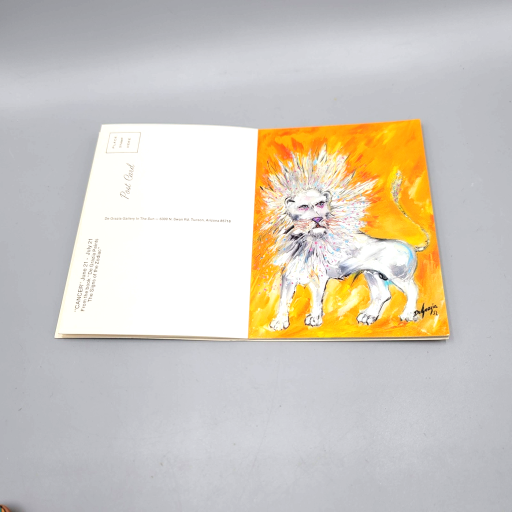 Vintage De Grazia Paints the Signs of the Zodiac Postcard Set