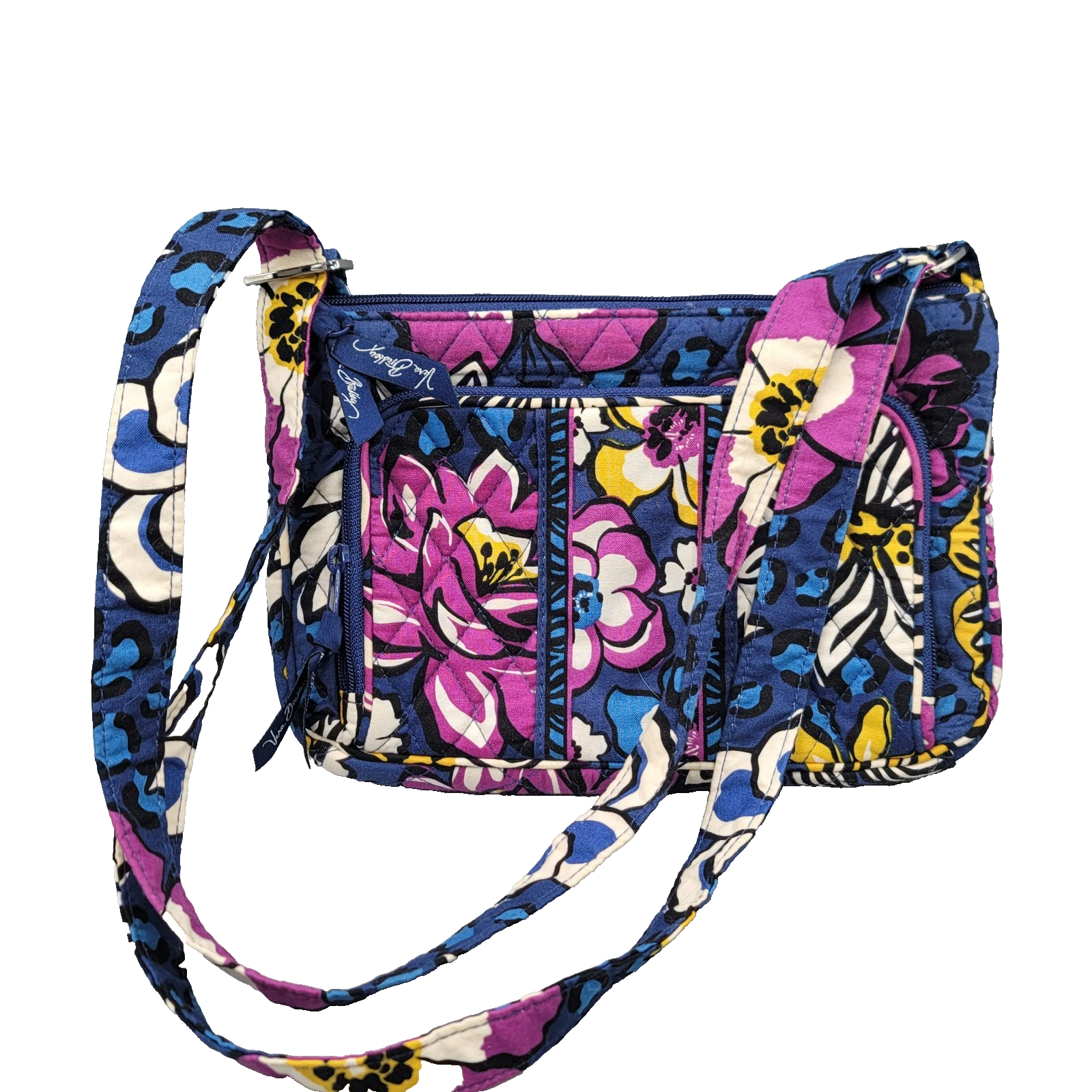 Vera Bradley Hipster Cross body African Violet Retired Pattern Blue Purple