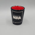 New Mexico Friends of NRA Black Red Shot Glass 2 oz