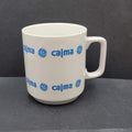 Vintage Ceramic GE Calma Coffee Mug Computer Graphics Blue Logo Tea Cup