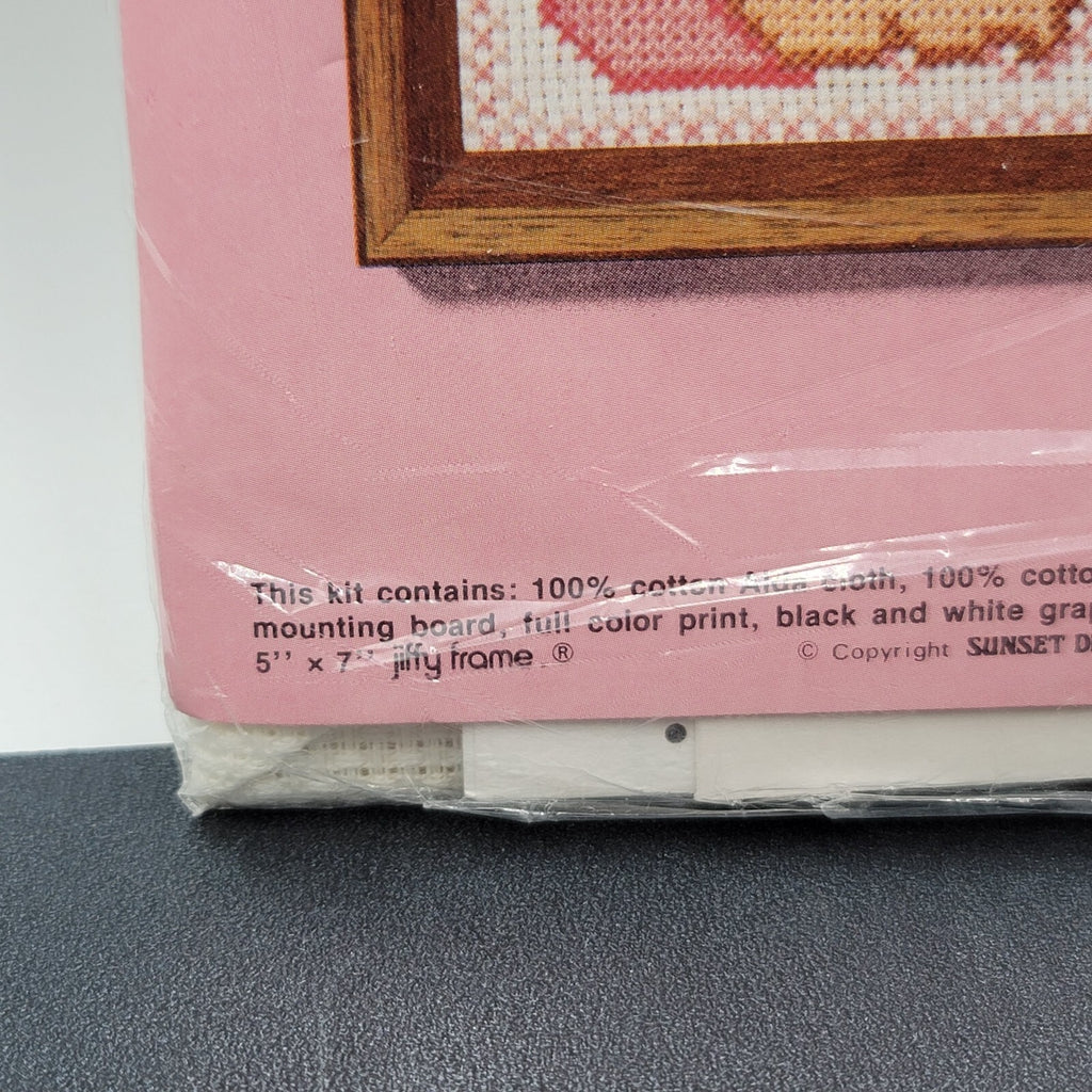 Jiffy Stitchery Sunset Cross Stitch Kit Baby Girl Donna Kooler Free Shipping