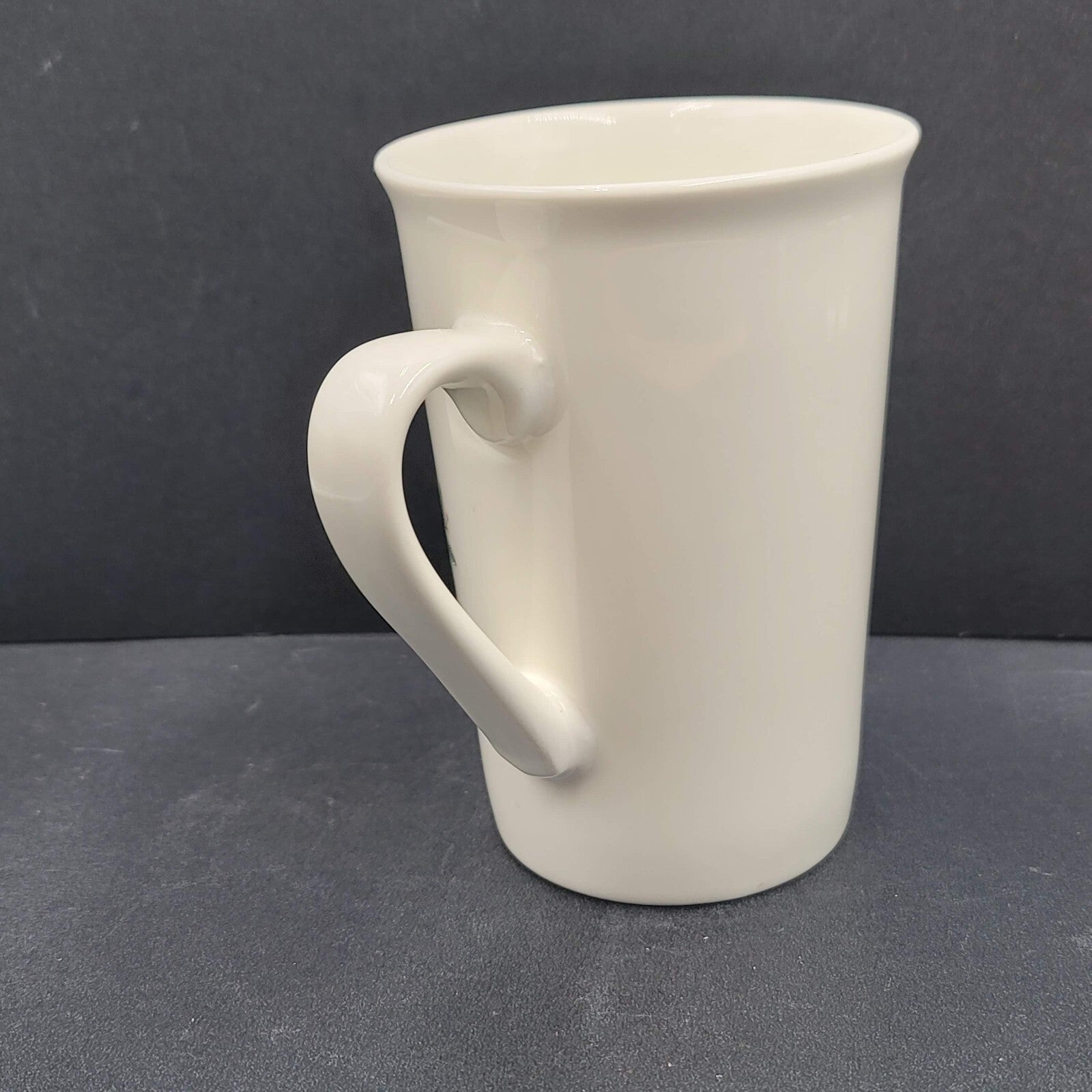 Starbucks 2019 Holiday Ceramic Coffee Mug Holly Dove White 10 oz.