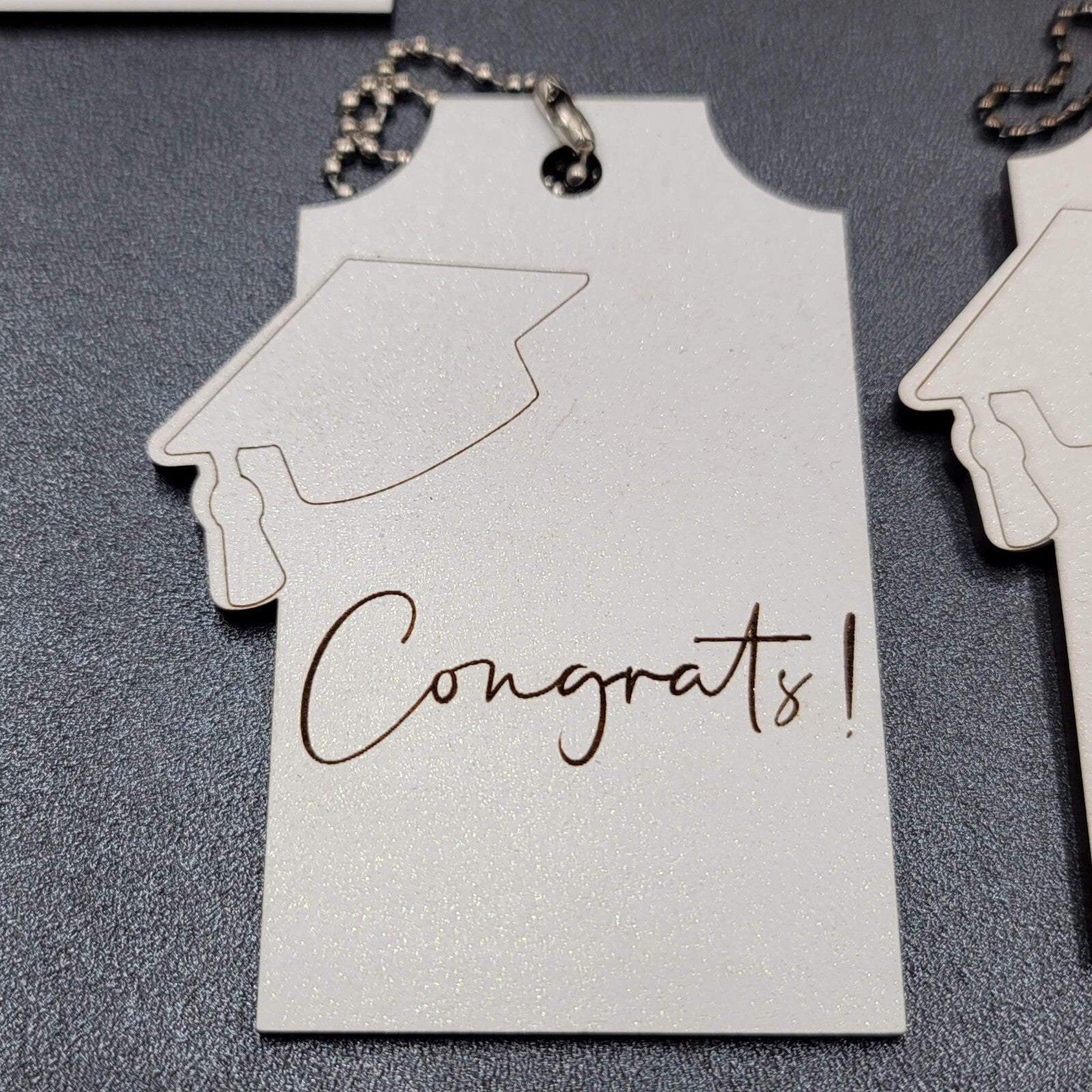 Wine Bottle Wood Gift Tags Lot of 5 CONGRATS Graduate