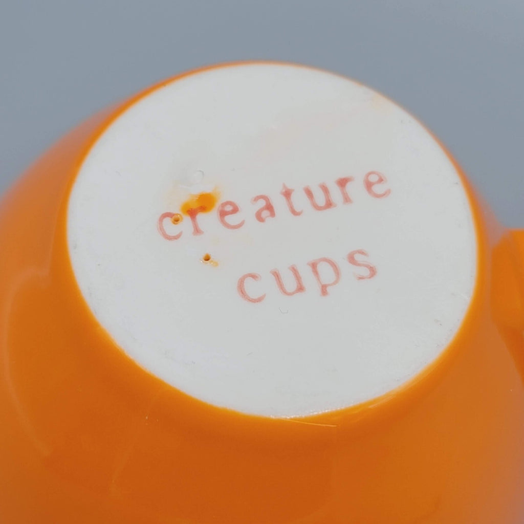 Creature Cups Fox Ceramic Coffee Mug Cup Orange