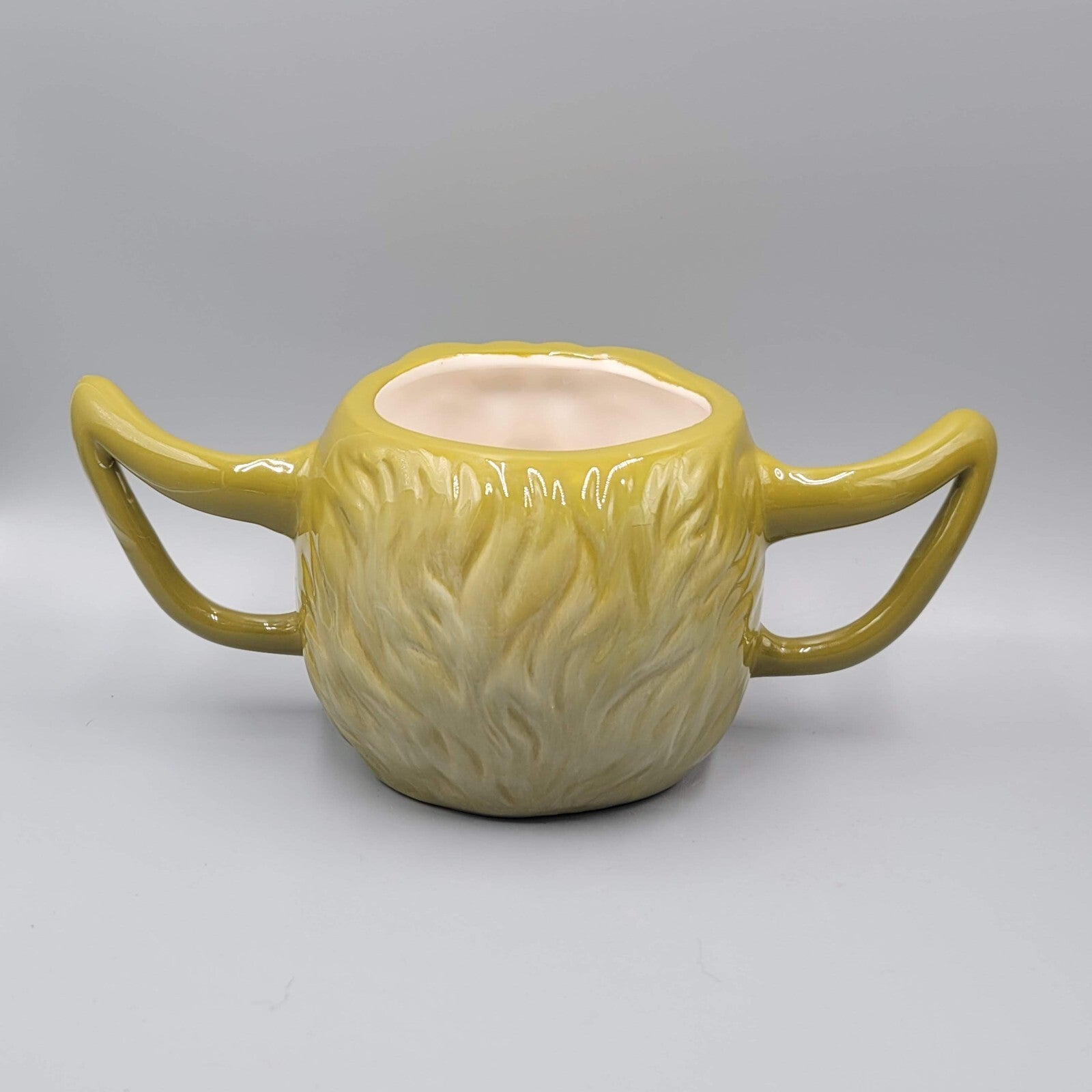 Bioworld Coffee Mug Star Wars Yoda Double Handle Ceramic Lucasfilm