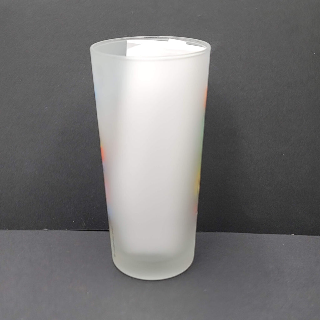 Cat Studio Geography New Jersey Frosted Drinking Glass Tumbler 6"