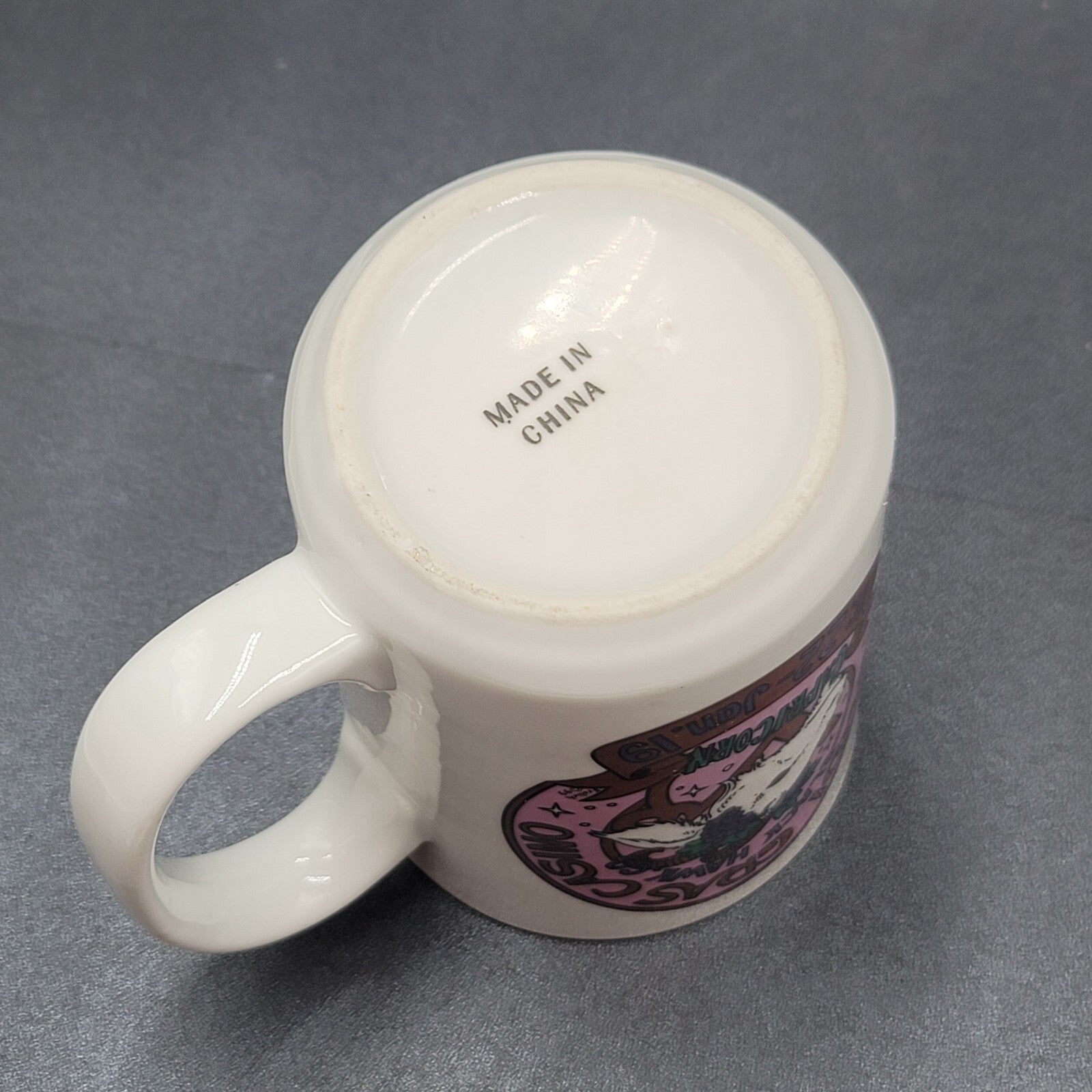 Mardi Gras Casino Capricorn Zodiac Coffee Mug Black Hawk CO