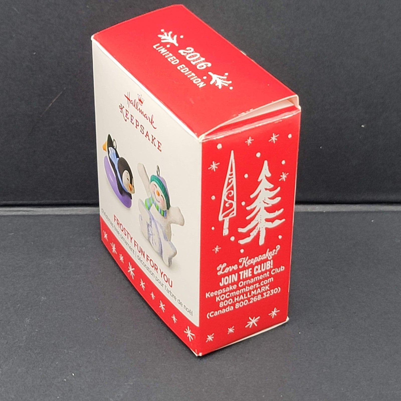 2016 Hallmark Keepsake MINIATURE Ornament "Frosty Fun For You" - FREE SHIPPING
