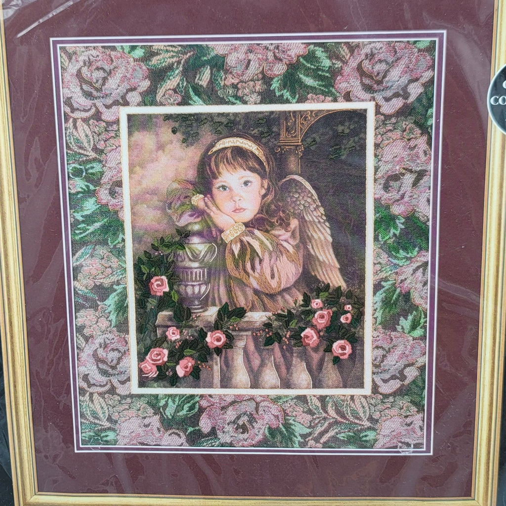 New 1994 THE LITTLEST ANGEL Dimensions Crewel Embroidery Kit #1443