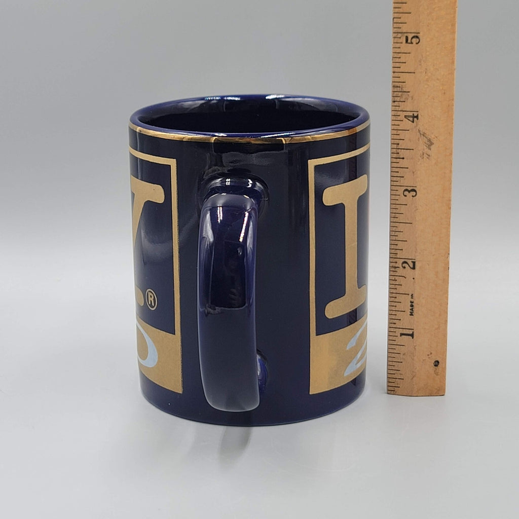 I Love NY I Heart NY New York Dark Blue Ceramic Coffee Mug 2000 Millenia