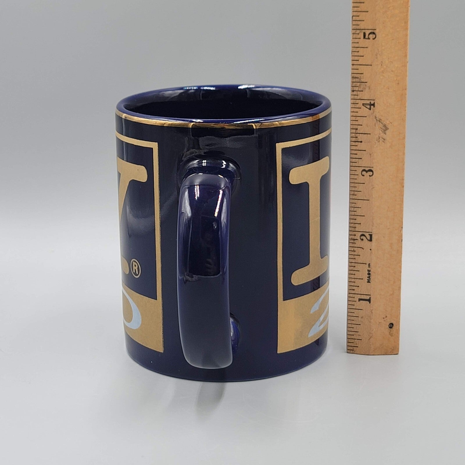 I Love NY I Heart NY New York Dark Blue Ceramic Coffee Mug 2000 Millenia