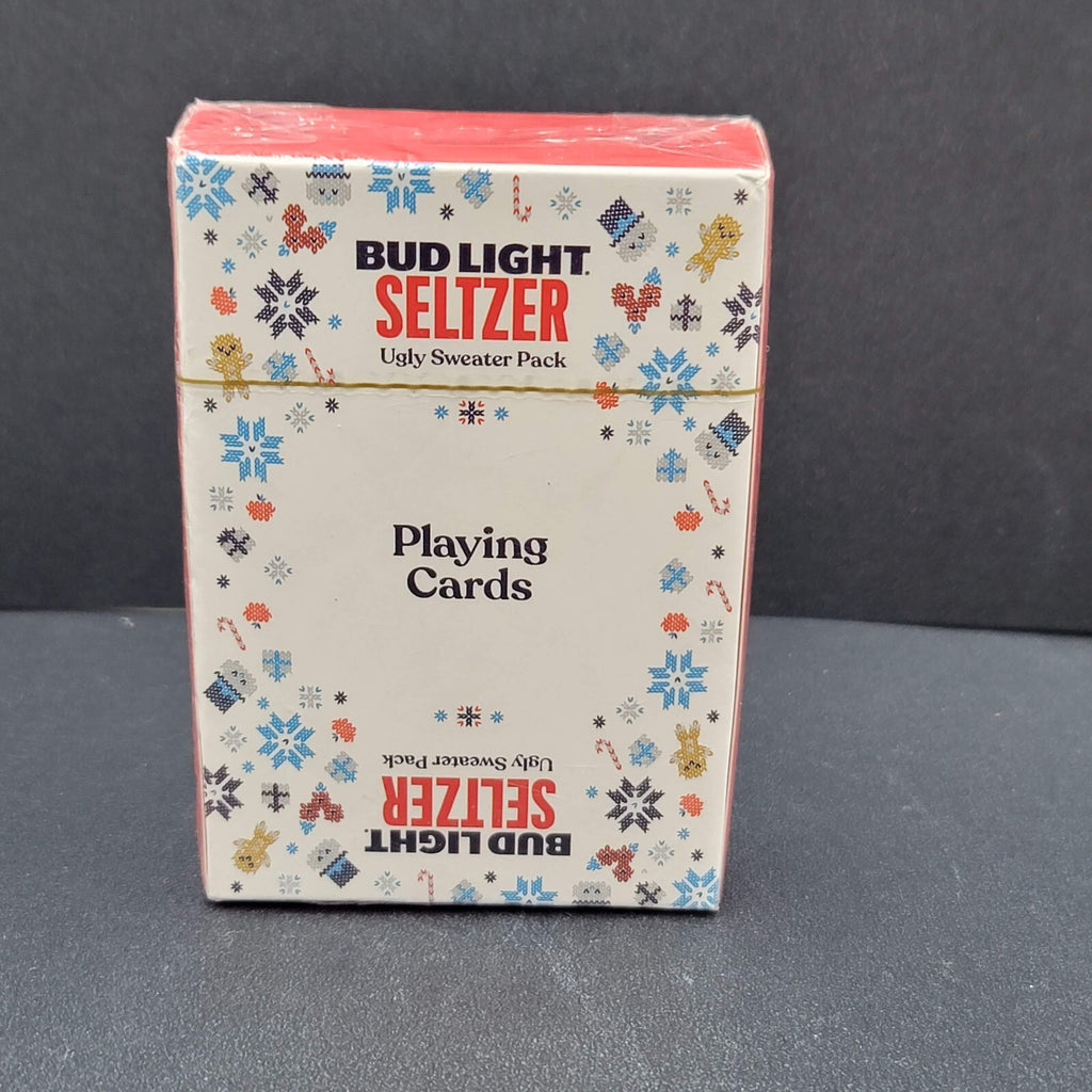 Bud Light Seltzer Playing Cards New Sealed In Package Ugly Sweater Pack