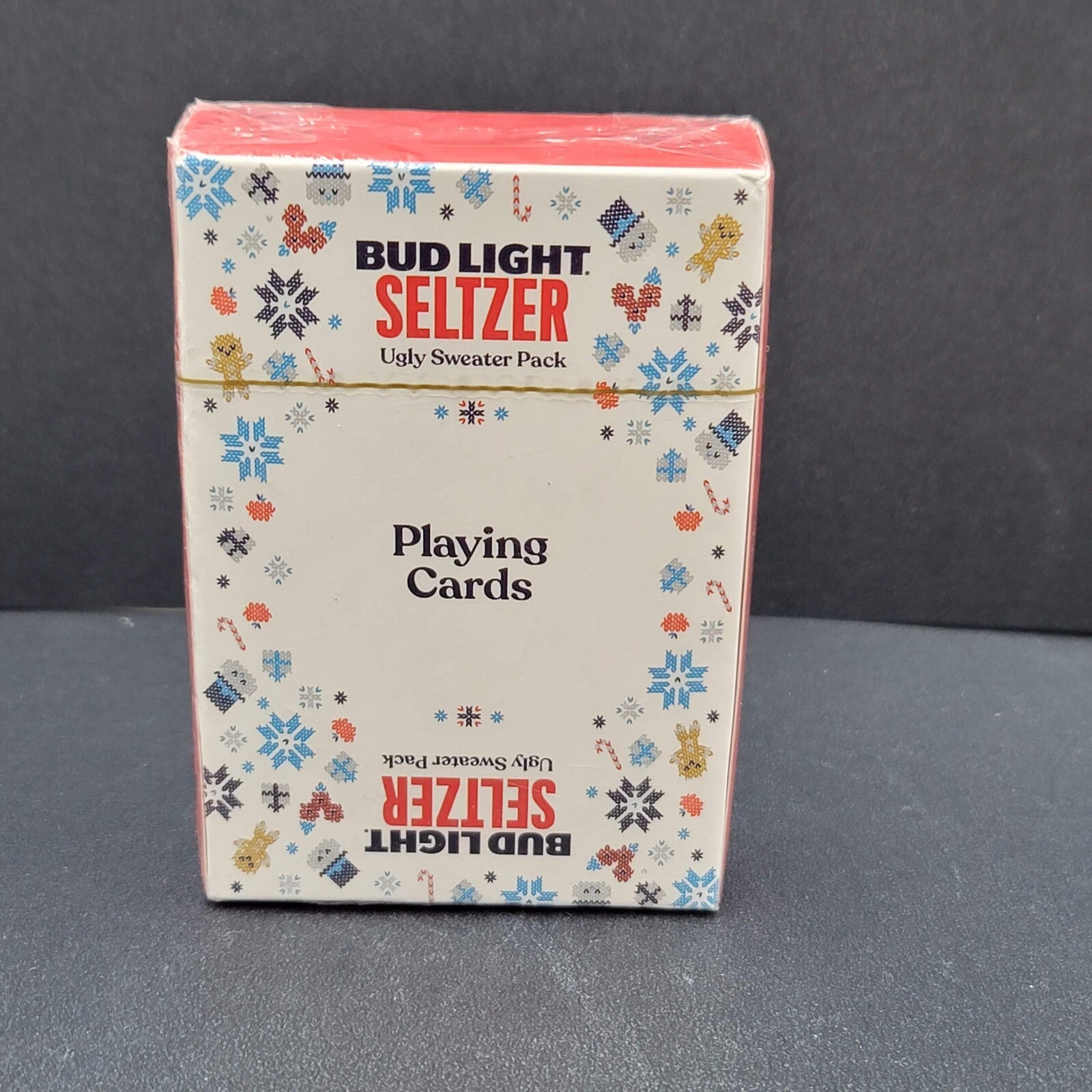 Bud Light Seltzer Playing Cards New Sealed In Package Ugly Sweater Pack