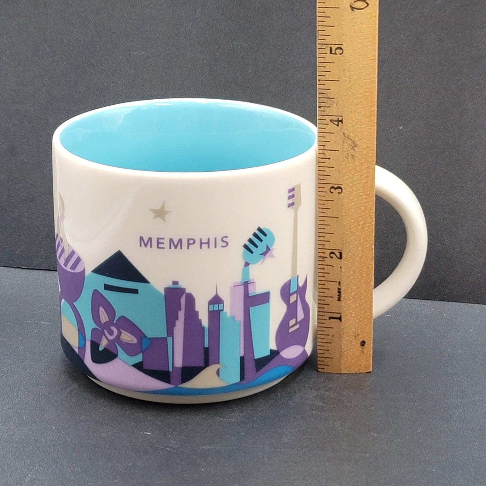 Starbucks You Are Here Memphis Tennessee Collectible Ceramic Coffee Mug Tea Cup