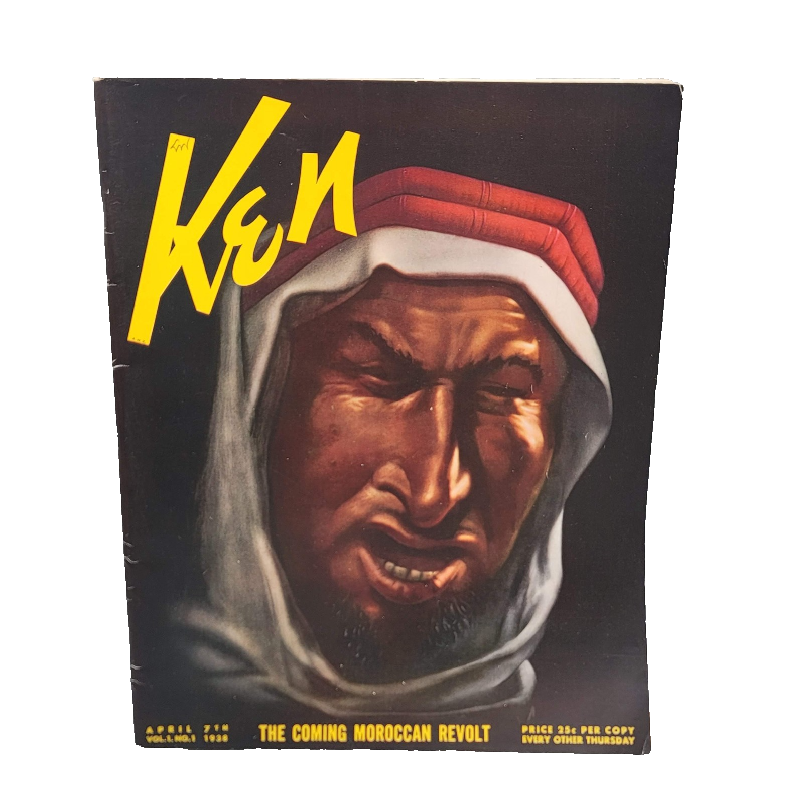 Ken Magazine No 1 Vol 1  April 1938 News Photos Coming WWII Topicality
