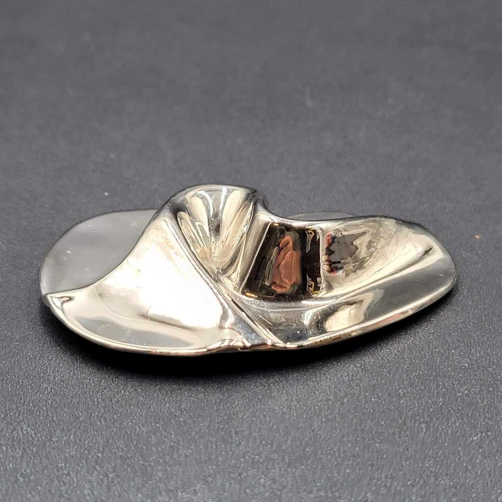 Vintage 80s Marinoff Charmant Belts Women Buckle Silver tone 3.5" x 2.5"