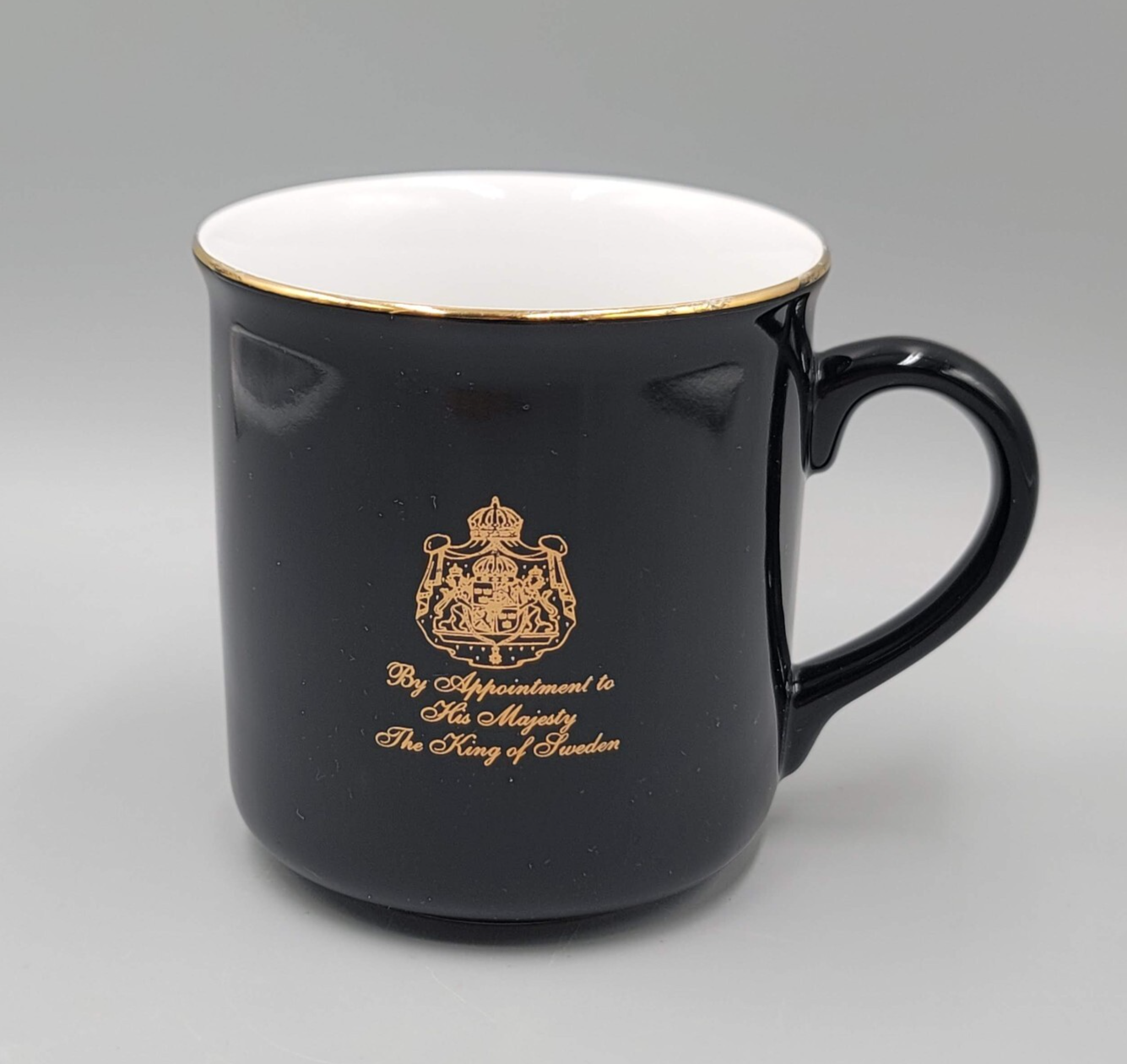 Vtg Gevalia Ceramic Kaffe Mug By Appointment To His Majesty The King Of Sweden