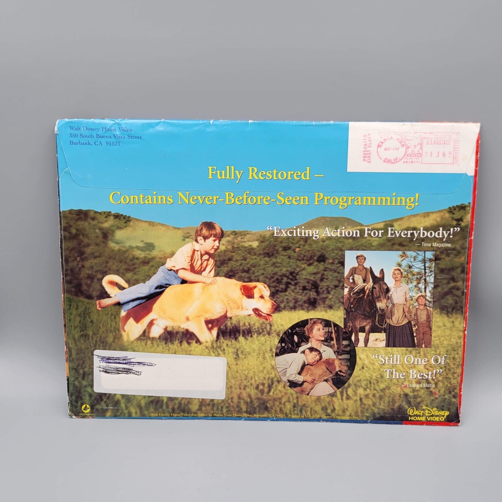 Vintage Walt Disneys OLD YELLER Home Video Press Promo Kit SEALED