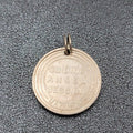 Vtg Guiding Angel Session May 1978 Milwaukee Wisconsin Silver tone Medal Pendant