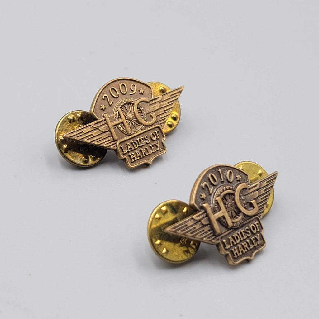 HOG Pin Ladies of Harley 2009 and 2010 Lot of 2