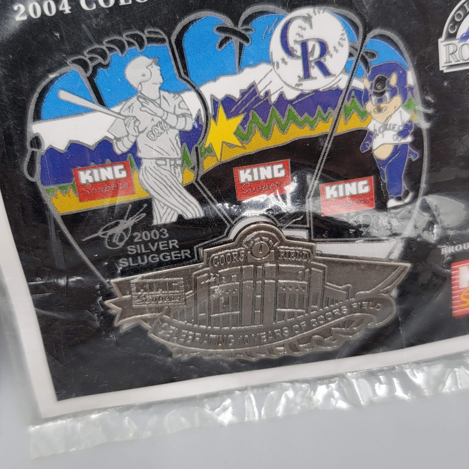 Vintage 2004 MLB Colorado Rockies Collection Lapel Pins Lot of 2 NOS