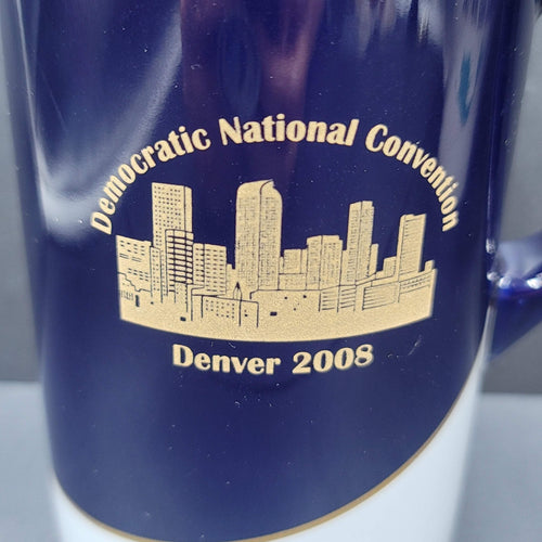 Democratic National Convention Denver 2008 Coffee Mug Blue Gray
