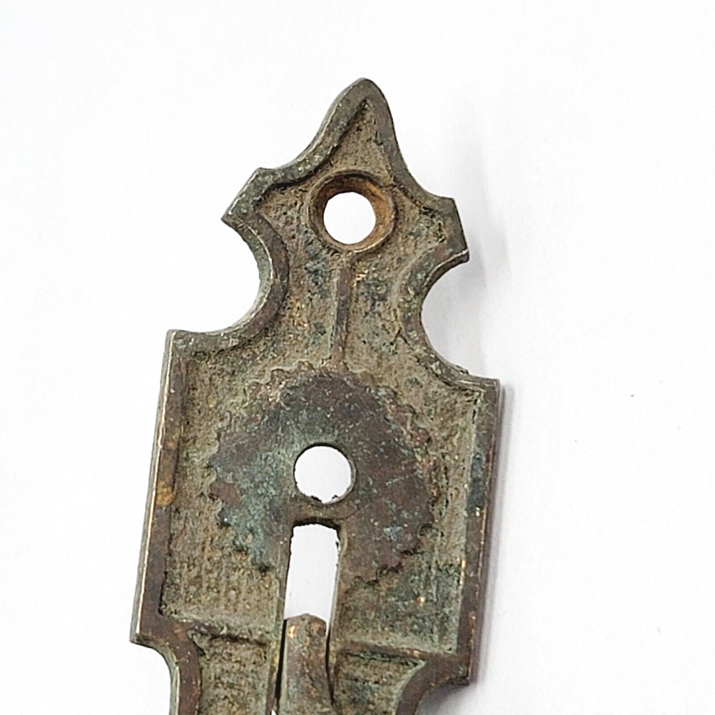 Antique Bronze Ice Box Furniture Latch Only No Keeper Ornate No Key