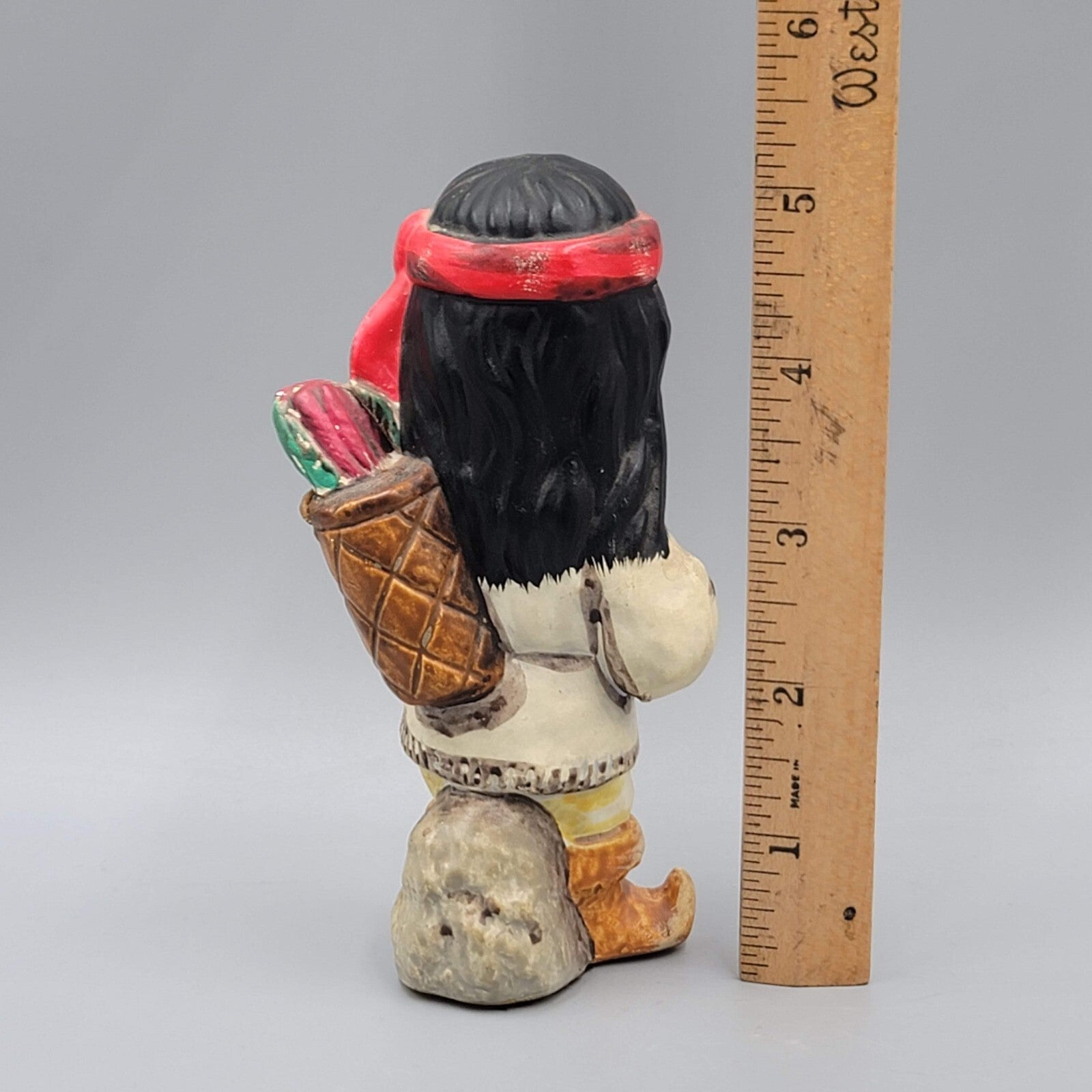 Vintage Ted Degrazia MY FIRST ARROW Ceramic Figurine 5 in Japan