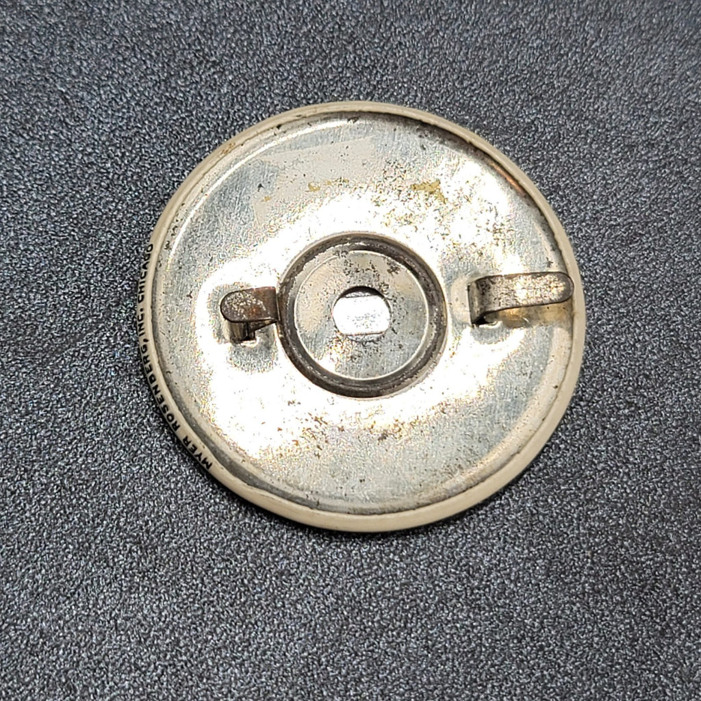 Vintage Button The Father of Modern Dentistry Pierre Fauchard Badge 1.75"