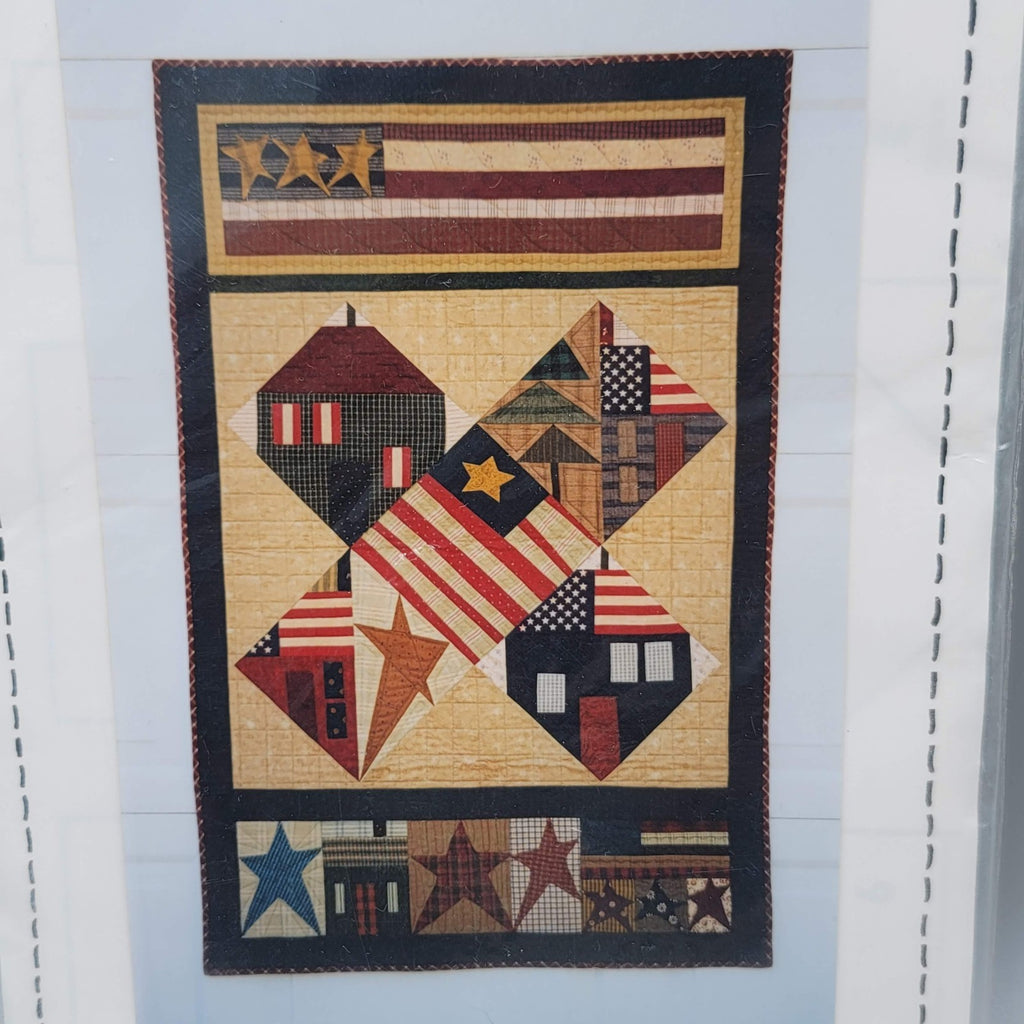 Vintage Country Threads Federal Homestead #447 American Flag Wall Hanging KIT