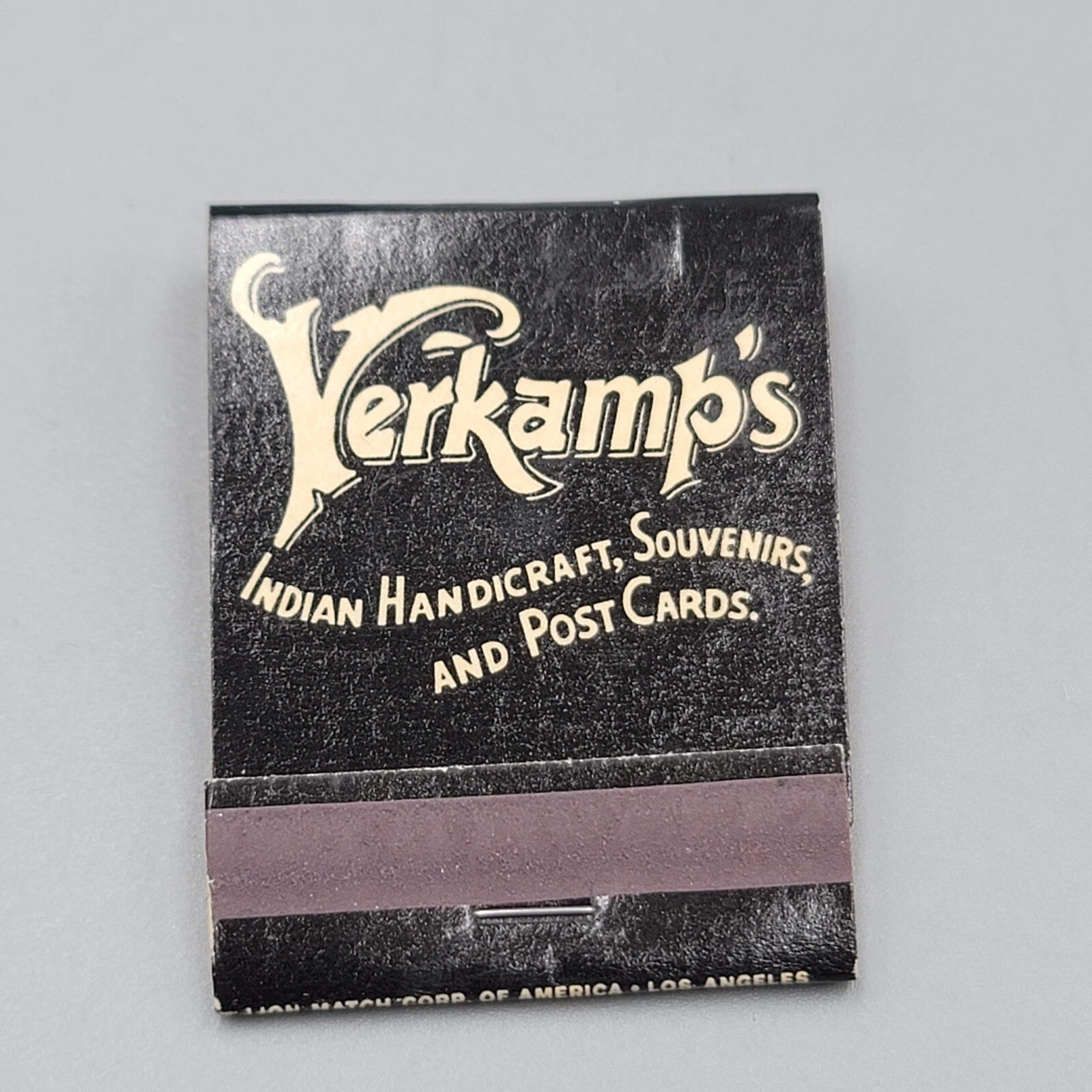 Vintage Grand Canyon National Park Matchbook Kerkamps Gift Shop