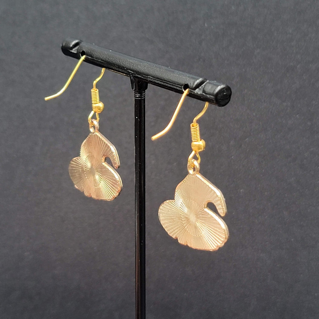 Halloween Pierced Earrings Red Witches Hat Enamel Gold tone Enamel Dangle 7/8