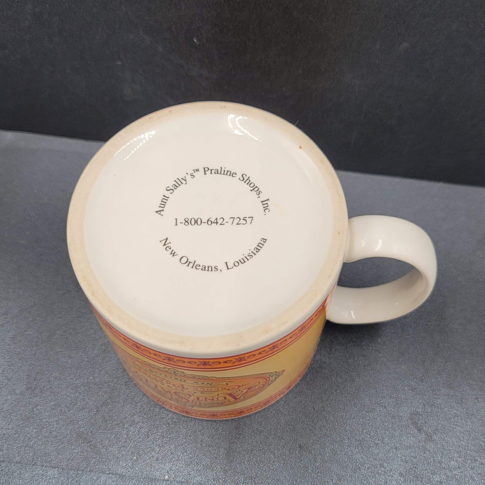 Aunt Sallys Praline Shops of New Orleans Coffee Mug Souvenir Cup