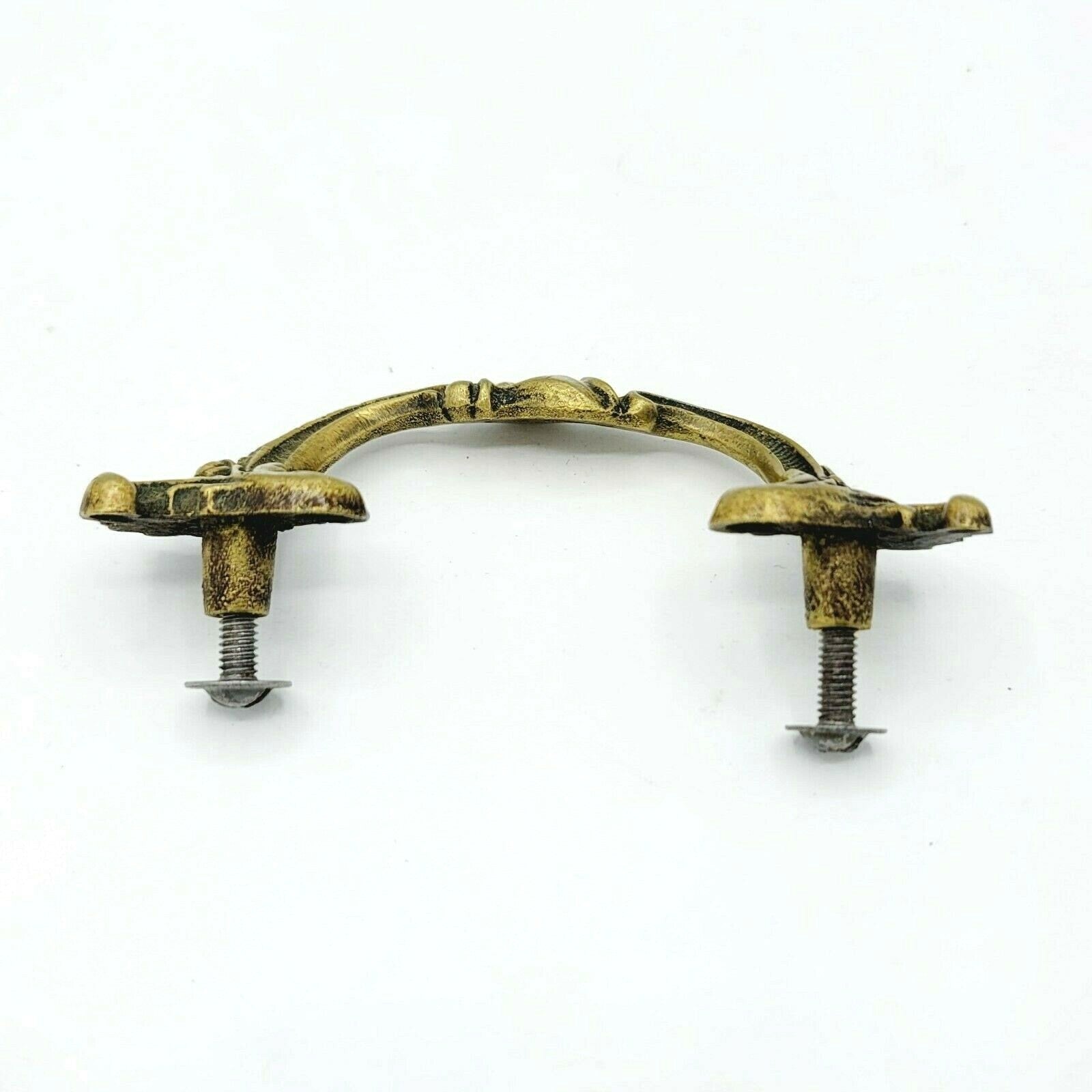 Vintage Brass Ornate Drawer Pull 3 5/8" x 1 1/2", holes 2 1/2"
