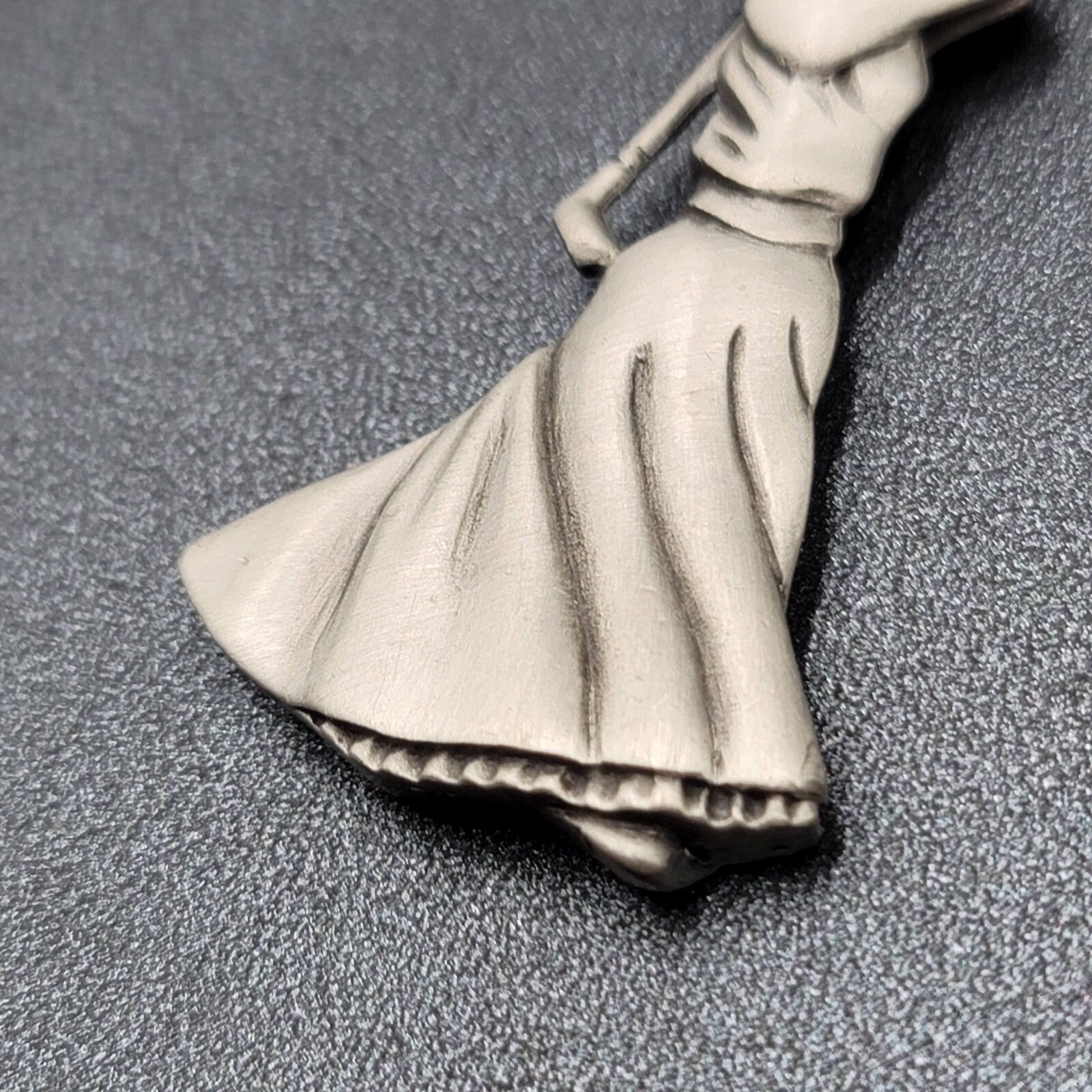 Golf Lady Key Chain by FORT woman golfer charm 