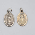 Vintage Catholic Medals Lot Our Lady of Guadalupe Divine Mercy Jesus Italy Charm