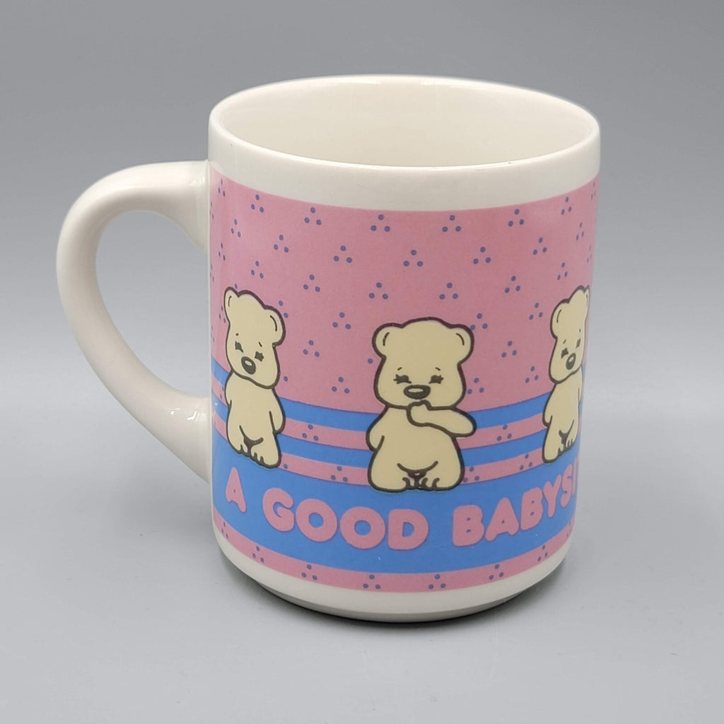 Vintage ABBEY PRESS A Good Babysitter Is A Blessing Coffee Mug Bear