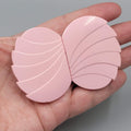 Vintage Belt Buckle Pink Plastic Mid Century