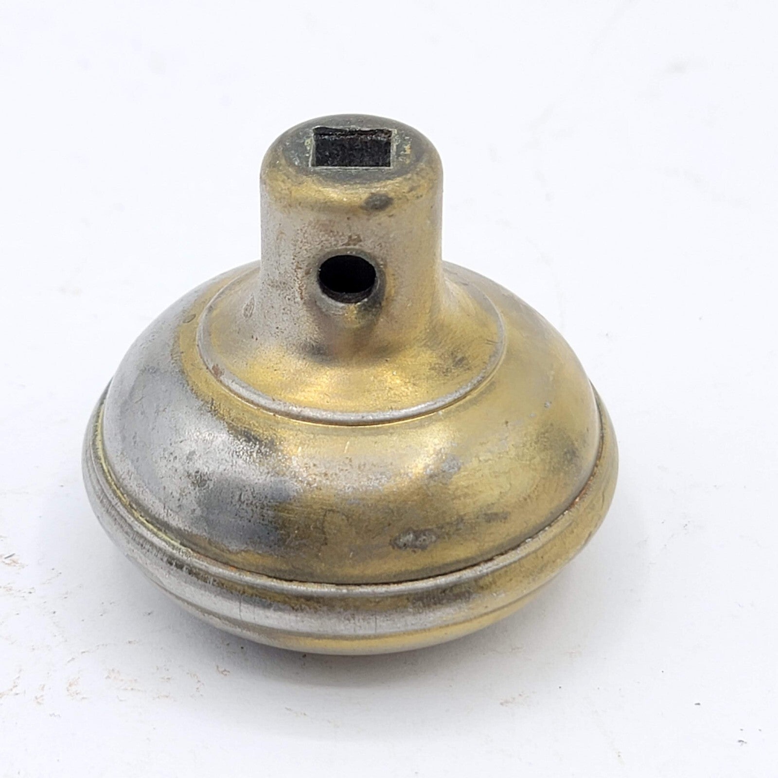 Single Vintage Steel Knob Reclaimed Salvage Hardware 2.25"