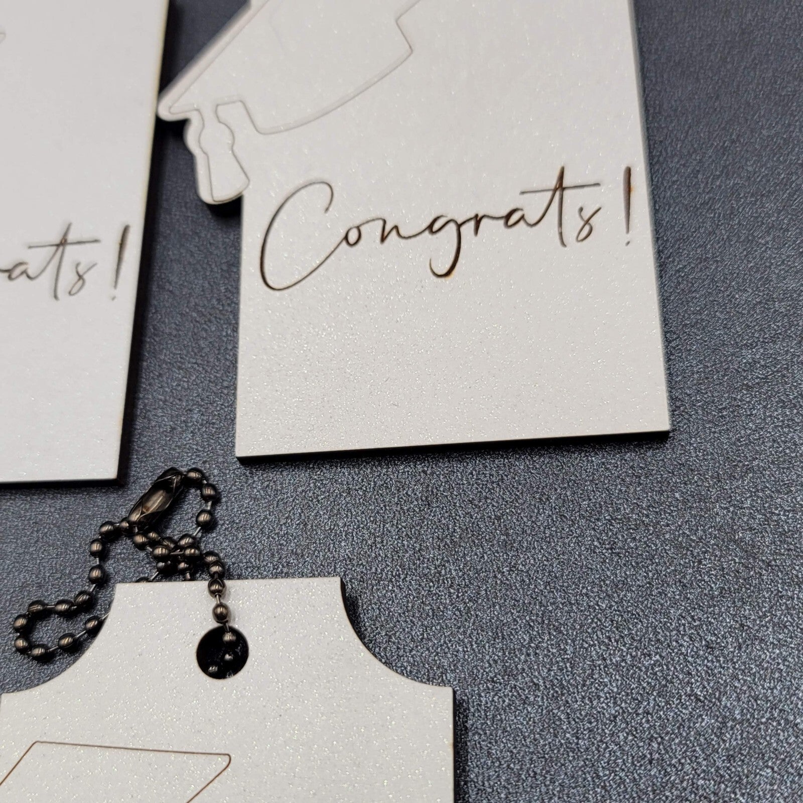Wine Bottle Wood Gift Tags Lot of 5 CONGRATS Graduate