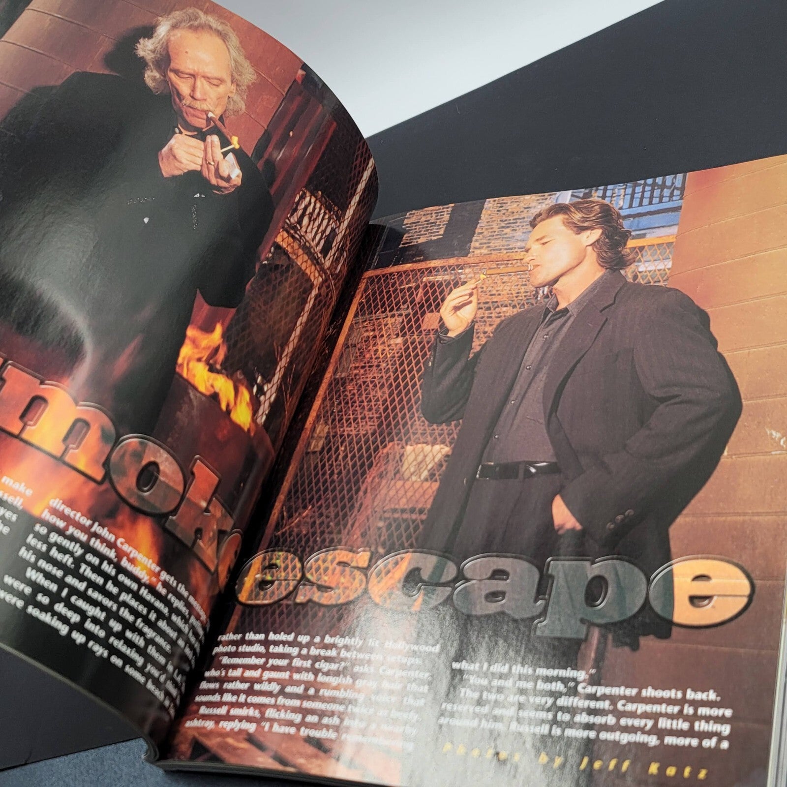 Smoke Magazine Fall 1996 Kurt Russell John Carpenter Jennifer Tilly