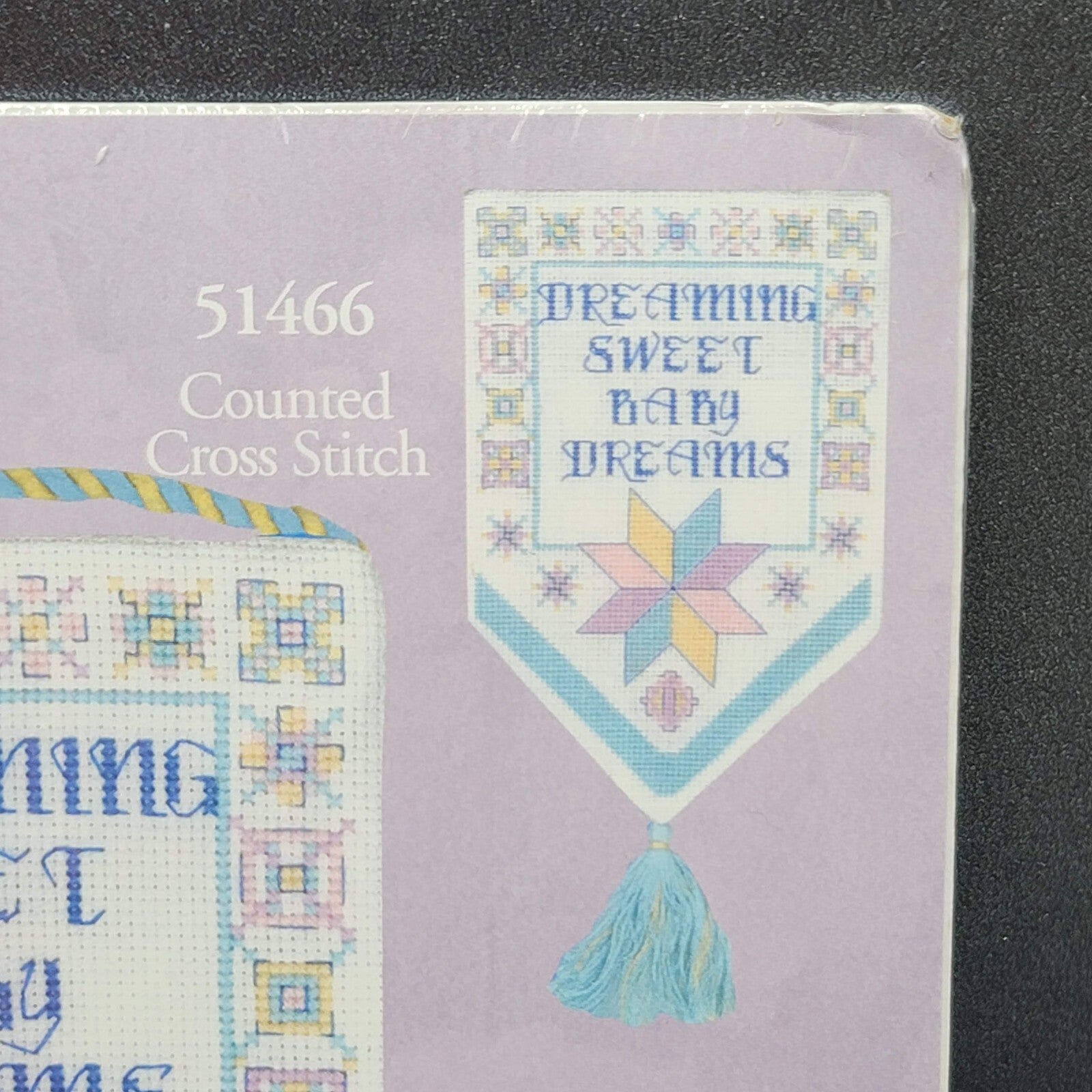 VTG CANDAMAR DESIGNS DREAMING SWEET BABY DREAMS 51466 DOORKNOB BANNER NEW 2003