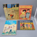 Vintage Childrens Book Lot Scholastic MCM Animal Detective Paper Playbook etc