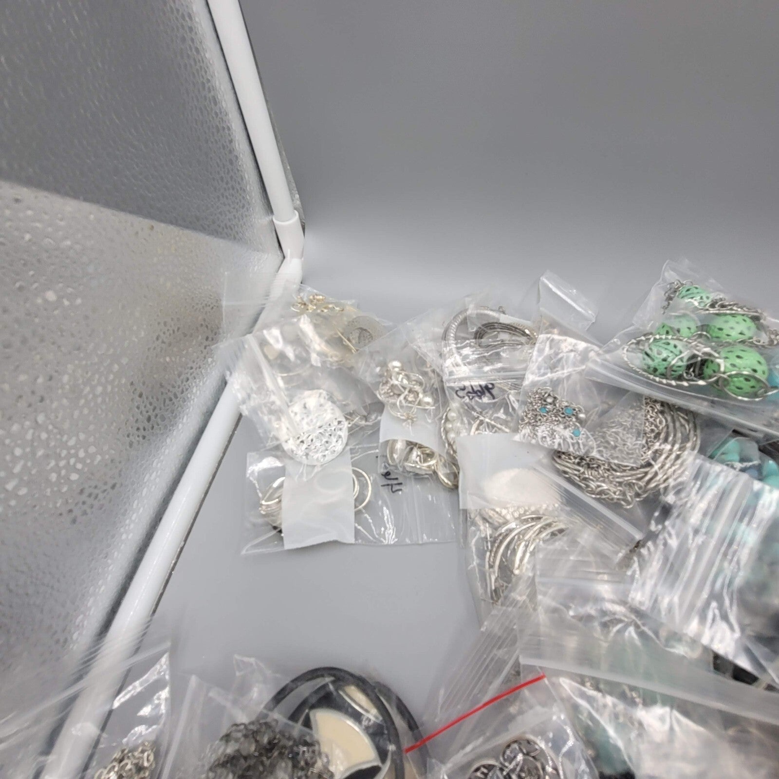 Large Lot of Silver tone Modern Jewelry Necklaces Earrings Bracelet 160+ Pieces!