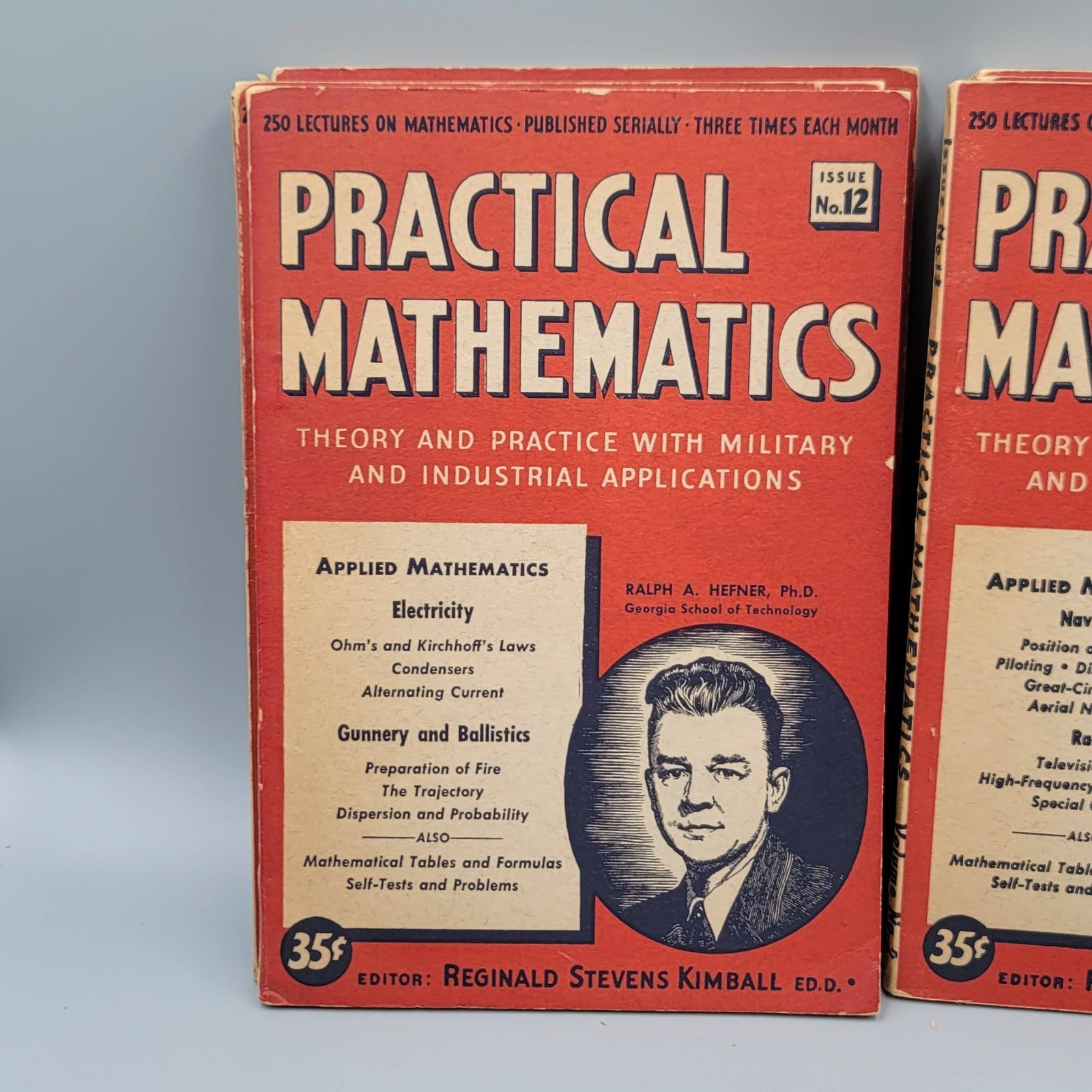 Practical Mathematics Issues Lot of 6 No 5 8 10 11 12 13 Kimball