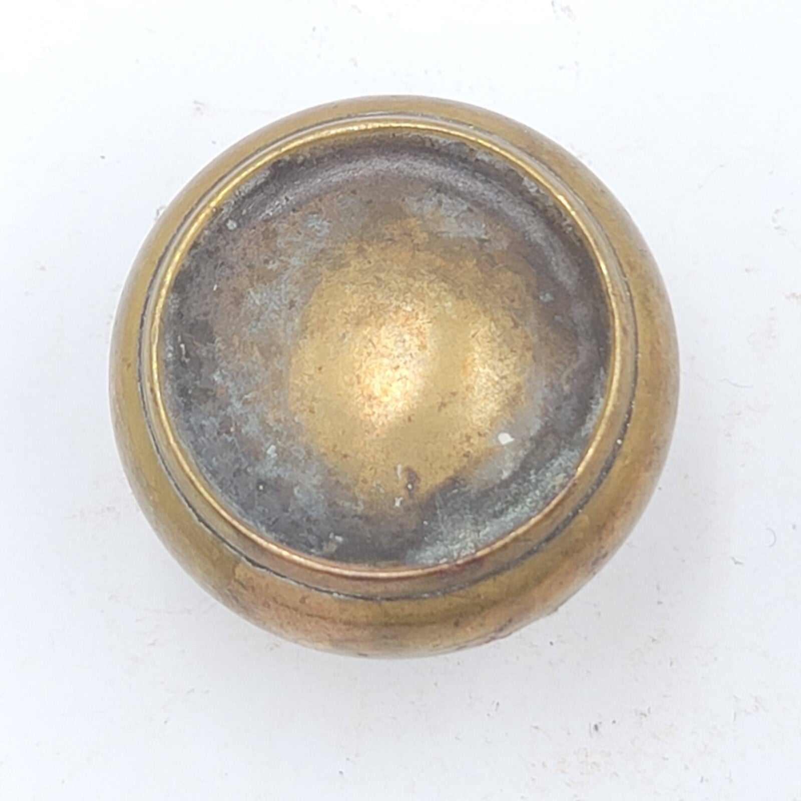 Vintage SINGLE Brass Doorknob Salvage Door Hardware Ornate 2.25" (152)