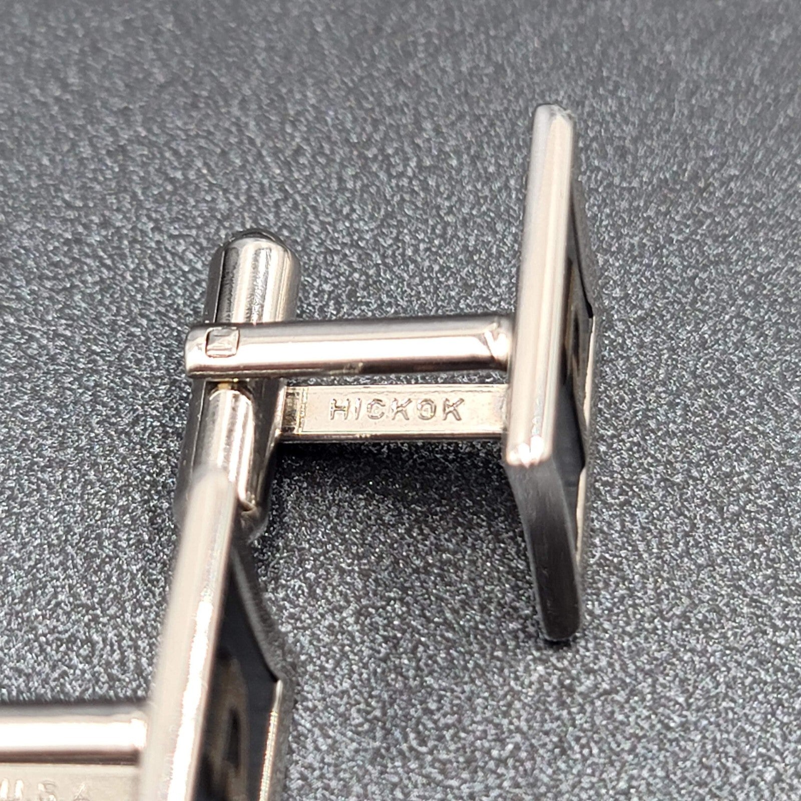 P Monogram Initial Letter Vintage HICKOK USA Cuff Links Estate Jewelry
