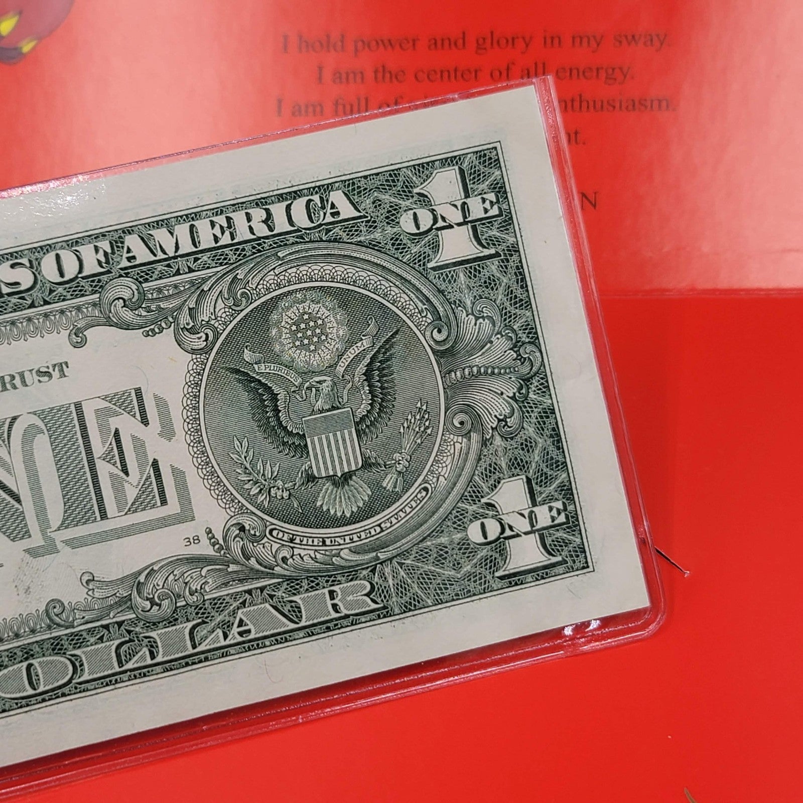 2012 Lucky Money "Year of the Dragon" $1 US Note Issued by the BEP with "8888"