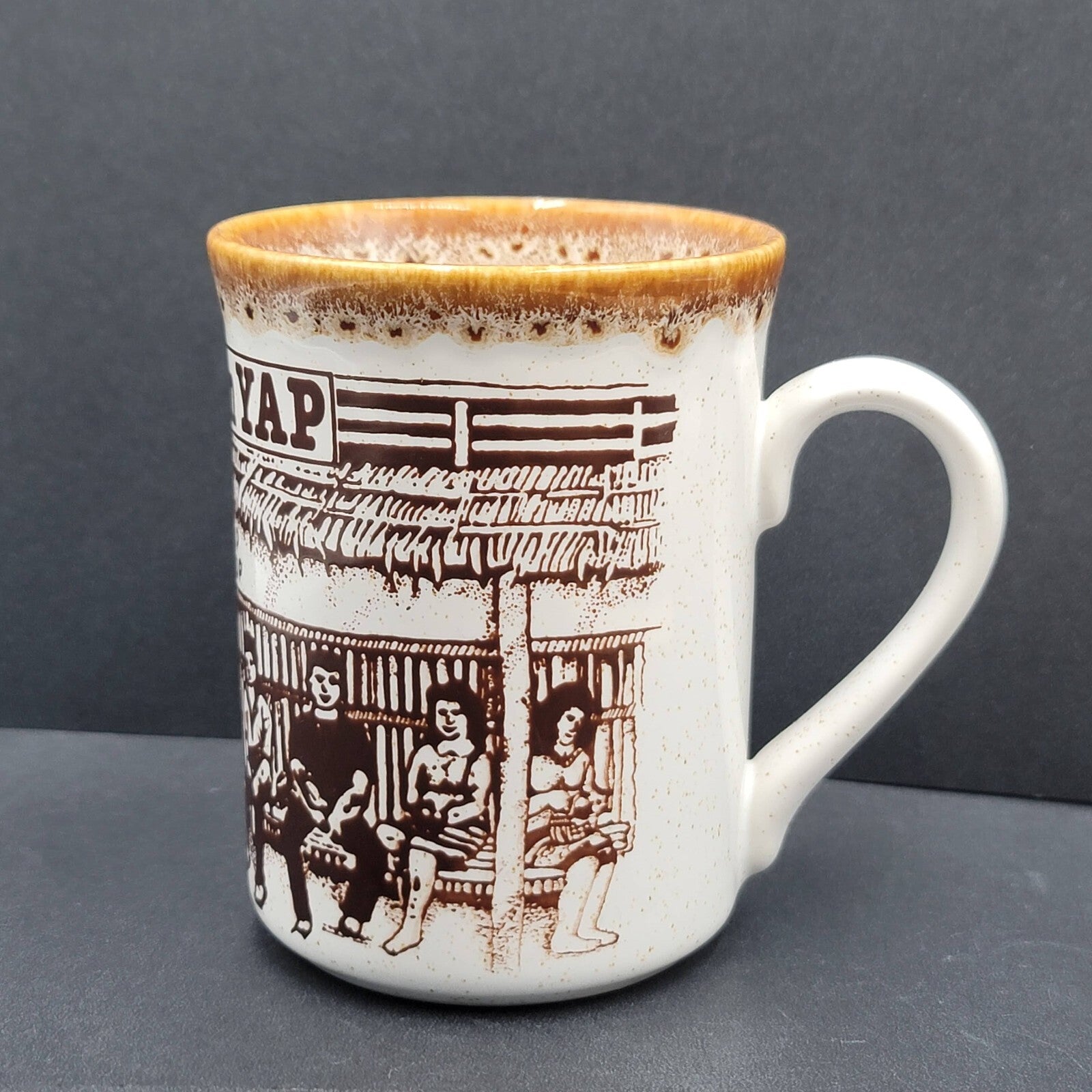 Vintage Downtown YAP Coffee Mug Cup Made in Wales The Welsh Beaker Company